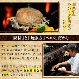 No.877 ハンバーグ専門店のふんわりジューシーハンバーグ(計1.4kg・約140g×10個)！ソース2種付(デミグラス・和風) 国産 九州産 鹿児島県産 牛肉 お肉 ハンバーグ デミグラス 和風 