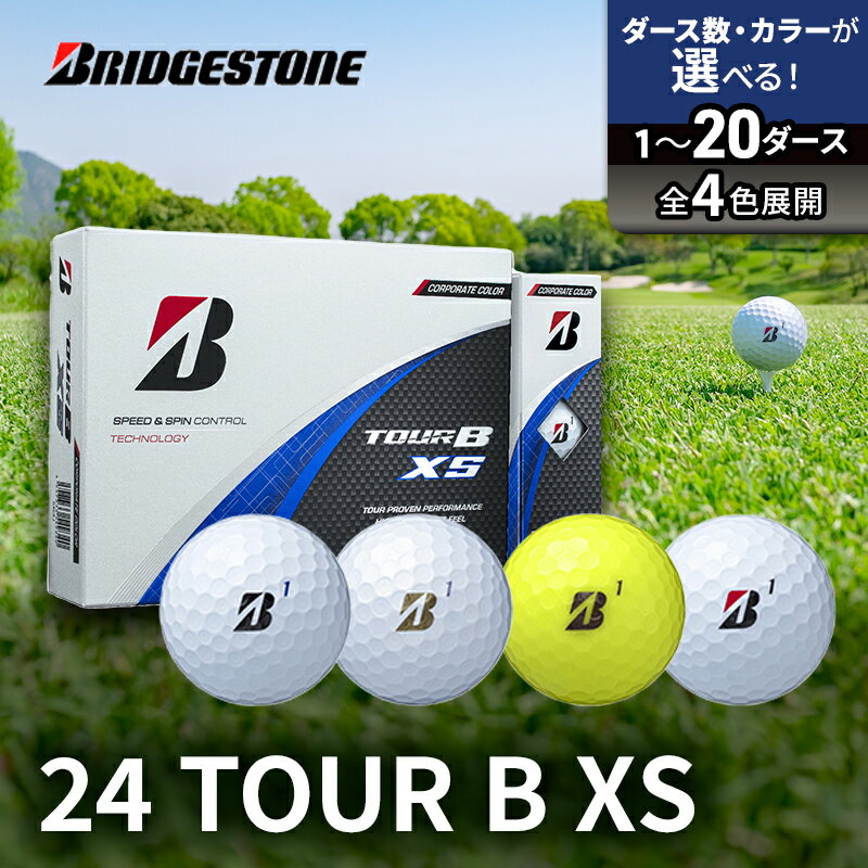【ふるさと納税】ゴルフ 24 TOUR BXS 1ダース から 20ダース 4カラー 選べるダース数とカラー ゴルフボール ボール ブリヂストン ダース セット【ホワイト（WH） コーポレートカラー（CO） パールホワイト（PW） イエロー（YE）】