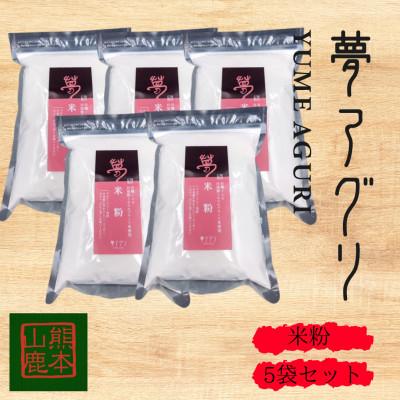 ふるさと納税 山鹿市 米粉　500g×5袋　【株式会社夢アグリ】《山鹿市》
