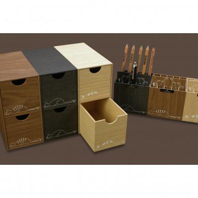 ふるさと納税 和歌山市 バスク SHIPPO ミニ収納BOX ナチュラル ネコのイラストがかわいい木製のミニ収納ボックス |  | 03