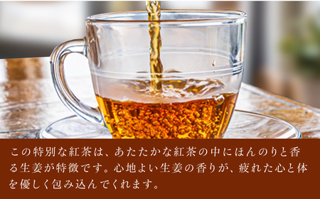 生姜入り紅茶　12袋 広川町 / ワークアンドライフ[AFAQ007]