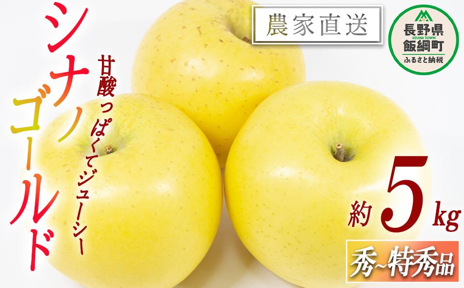
                  りんご シナノゴールド 秀 ～ 特秀 5kg 松橋りんご園 沖縄県への配送不可 2026年11月上旬頃から2026年12月中旬頃まで順次発送予定 令和8年度収穫分 フルーツ リンゴ 信州 長野県 飯綱町 [0827]
                