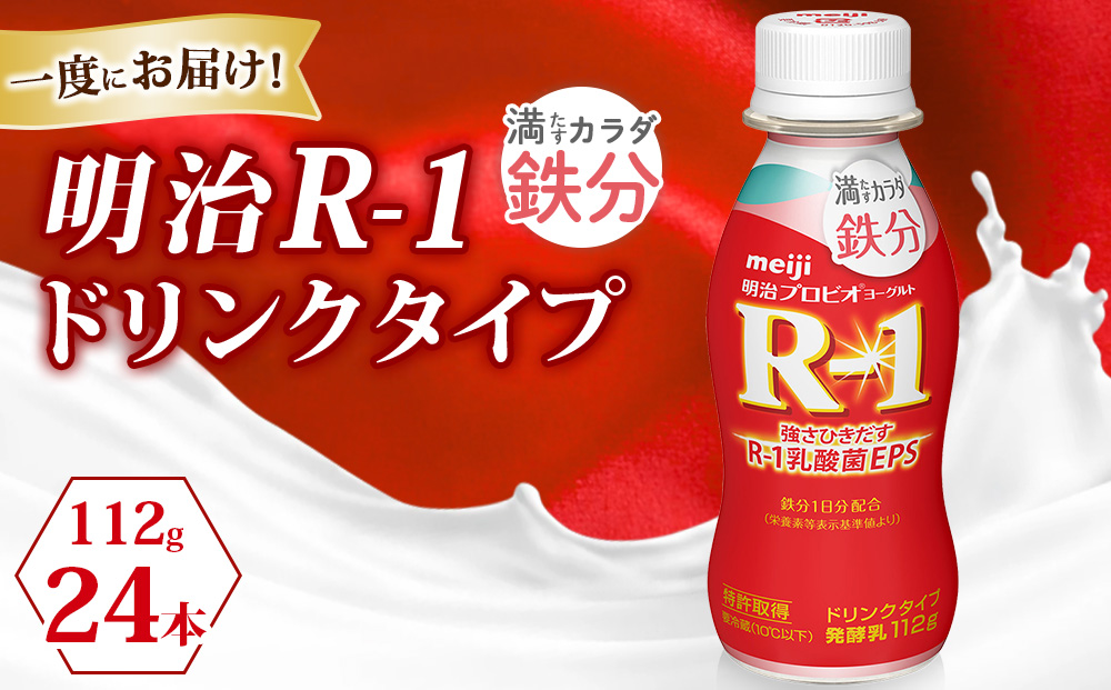 R?1ドリンク満たすカラダ鉄分　24本