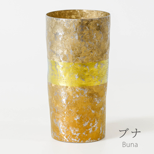チタン二重タンブラー 木肌 プレミアム ブナ 350ml