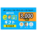 【ふるさと納税】電子商品券　瀬戸内市e街ギフト（3，000円分）　【チケット チケット】