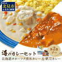 【ふるさと納税】オホーツクしんや「海のカレーセット」 ( カレー 帆立 ほたて ホタテ レトルト 食品 加工品 惣菜 )