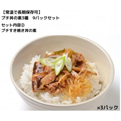 ふるさと納税 いわき市 【常温で長期保存可】 プチ丼の素3種  9パックセット |  | 01