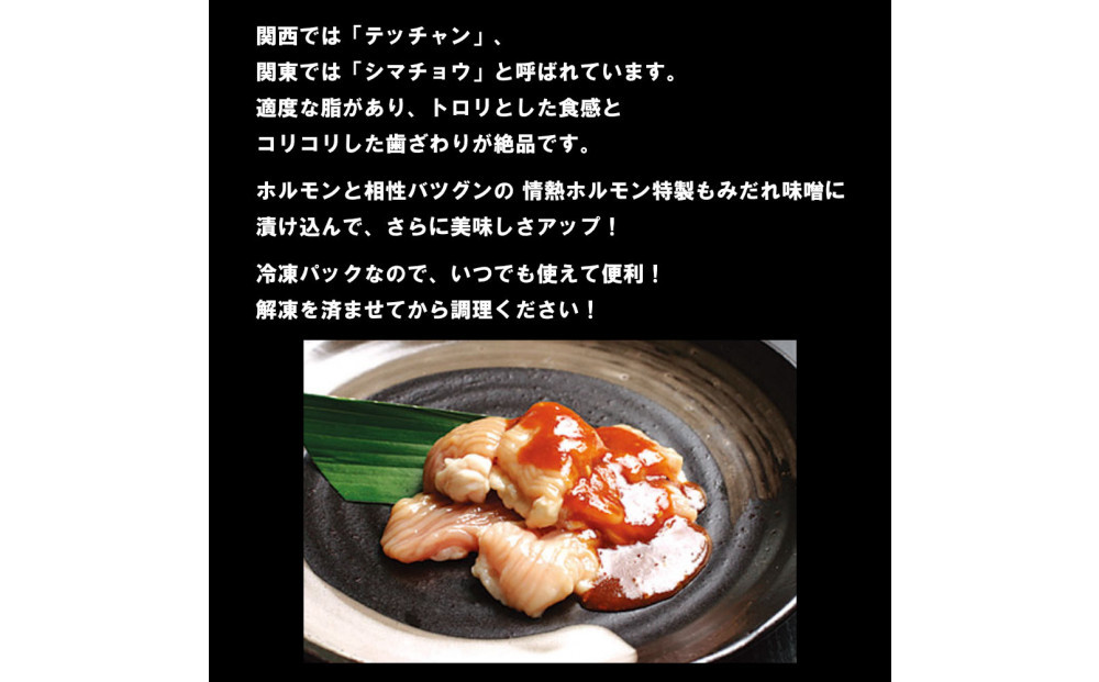 テッチャン味噌だれ漬け3kg（200g×15）