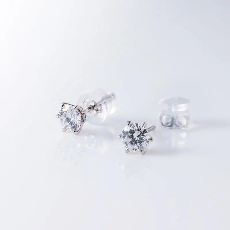 【高島屋選定品】プラチナダイヤモンド スタッドピアス ダイヤ 0.3ct D IF 3EX (GIA)【鑑別書付き】
