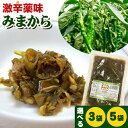 【ふるさと納税】激辛薬味みまから 選べる 3袋 5袋 90g×3袋 90g×5袋 有限会社美馬交流館《30日以内に出荷予定(土日祝除く)》徳島県 美馬市 みまから 漬物 つけもの 送料無料