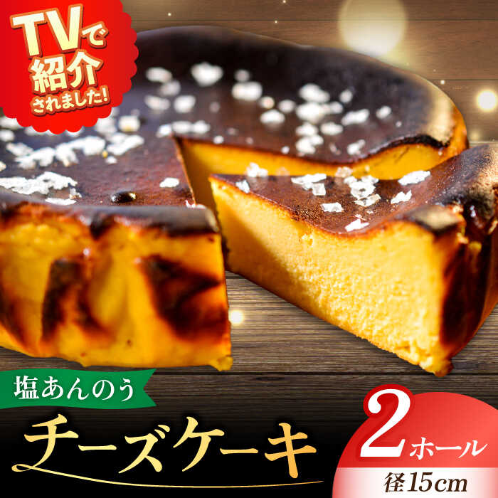 【ふるさと納税】【最速発送】【ヒルナンデスで紹介されました！】五島列島 チーズケーキ 塩あんのう 2個【虎屋】 [RBA004] スピード発送 最短発送