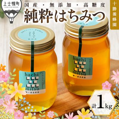 ふるさと納税 上士幌町 十勝養蜂園 国産 蜂蜜 クローバー 500g×2個 はちみつ ハチミツ 純粋 無添加 保存食