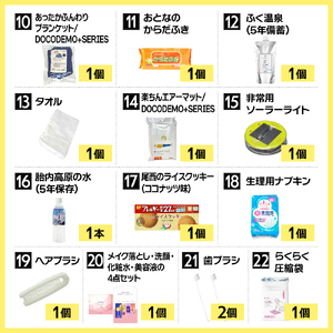防災士監修 防災グッズ 女性と子ども用 セット 27点 防水 多機能リュック 20L 携帯トイレ 清潔用品 ランタン 生理用品 メイク落とし ヘアブラシ 圧縮袋 クッキー 非常用持ち出し袋 防災 防災