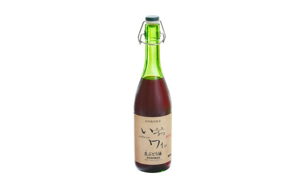 
                  井筒ワイン 酸化防止剤無添加 井筒 生ワイン 赤 720ml × 2本 要冷蔵 発売元 株式会社片山
                
