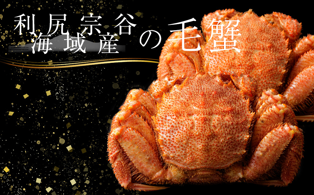【2025年4月以降発送】北海道 利尻・宗谷産 毛ガニ 中サイズ（600g前後）1尾＜利尻漁業協同組合＞