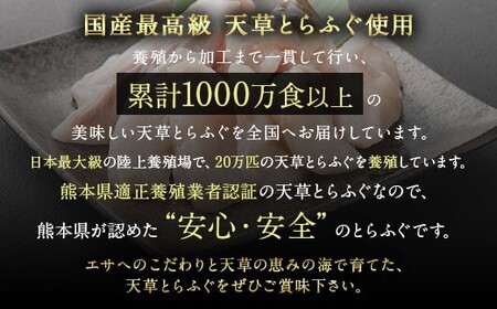 【令和8年度熊本地震復興支援】【ミシュラン星付きのプロが愛用】【数量限定】1日25セット限定！ふぐの王様！とらふぐ 国産最高級！天草とらふぐてっさ・てっちり贅沢セット（3～4人前）河豚 フグ ふぐ鍋セ