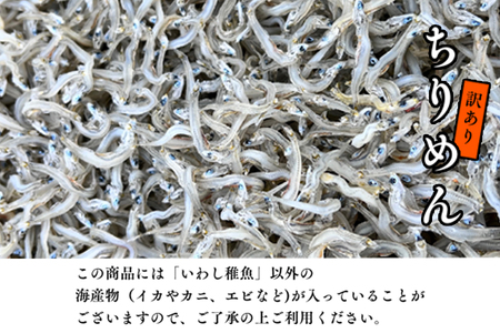訳あり ちりめん 2kg (1kg×2) 規格外 不揃い 無選別 ちりめんじゃこ 天然 しらす シラス 訳アリ 魚介 わけあり 離乳食 大洗 茨城県_AG015