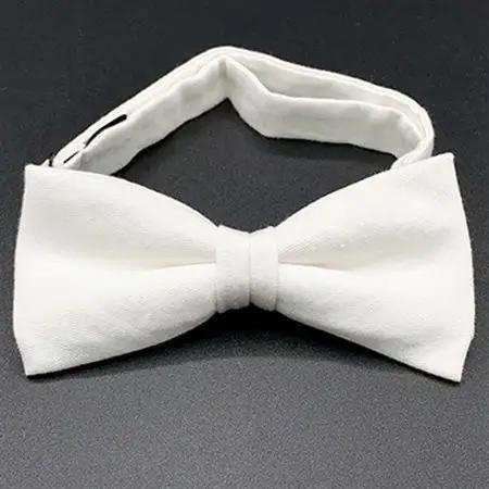 クラバットユキジ製　デニム蝶ネクタイ(オフホワイト)_装飾品・工芸品 ネクタイ・ベルト 服飾小物 _【1095859】