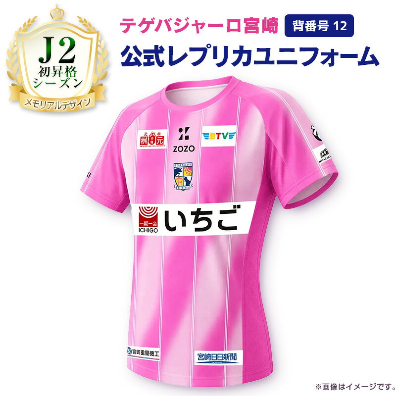 【ふるさと納税】《公式》2027 テゲバジャーロ宮崎 レプリカユニフォーム【背番号12】サッカー Jリーグ J2 クラブチーム サッカー観戦 スポーツ観戦 ユニフォーム ※2026年10月以降、順次発送予定