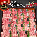 【ふるさと納税】 数量限定 宮崎牛 焼肉食べ比べ 4種〜8種盛り 合計800g 食べ比べ 厳選部位 BBQ ウデ カタ モモ バラ ロース ミスジ イチボ ランプ カルビ カイノミン ザブトン リブロース 肉 お肉 高級 ご褒美 お祝い プレゼント ギフト 贈り物 宮崎県 宮崎市 送料無料