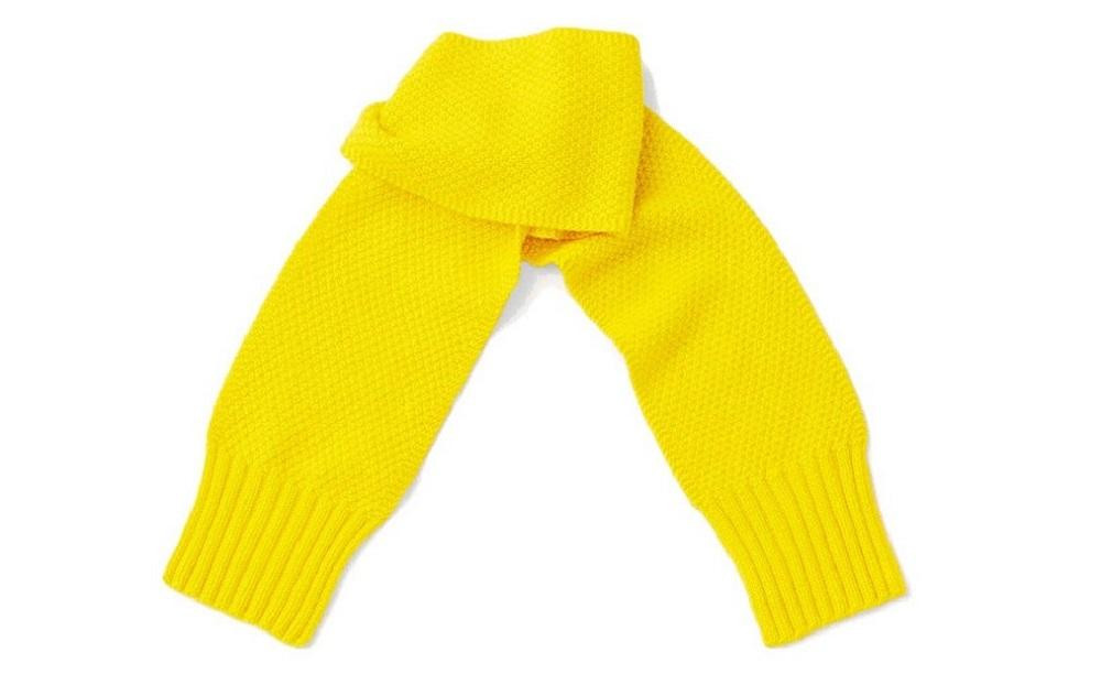 ≪きいろ≫【気仙沼ニッティング】カシミヤマフラー [気仙沼ニッティング 宮城県 気仙沼市 20563313-2]