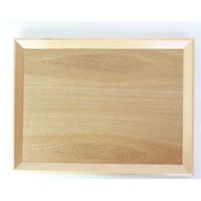 ふるさと納税 海南市 木製 羽反 すべらないノンスリップトレー 36cm長角膳 白木