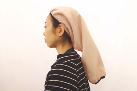 コスメキャップ　Fées de la nuit（ロングヘア用）（パールホワイト）　１個