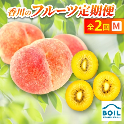 
                  ＜発送月固定定期便＞香川のフルーツ(2M)全2回【4083510】
                