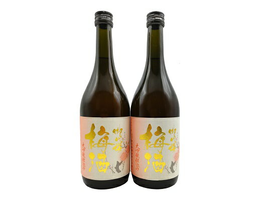 【ふるさと納税】【レビューキャンペーン対象商品】御代櫻 梅酒 大吟醸仕込み 720ml 2本セット| 御代桜醸造 酒 お酒 アルコール 2本 セット 贈り物 ギフト プレゼント 岐阜県 岐阜 美濃加茂市 美濃加茂 みのかも 送料無料