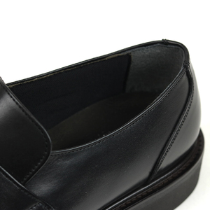 0288 カジュアルシューズ ローファー 3Eウィズ　BLACK（ブラック）　メンズ ファッション 靴 シューズ 本革　25.0cm〜27.5cm 25.0cm