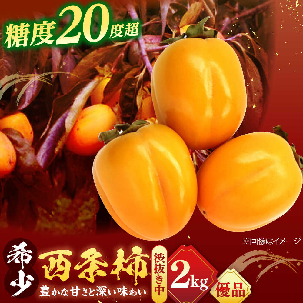 【ふるさと納税】【先行予約】【20個限定】【優品】 とろ～り甘さの極み！合わせ柿 2kg(8玉～12玉)島根県松江市/マルカミ農縁株式会社 [ALCM014] ｜ 干柿 干し柿 柿 カキ かき 秋 フルーツ 果物 スイーツ ドライフルーツ 高糖度 高級柿 ギフト 贈答 人気 おすすめ くだもの