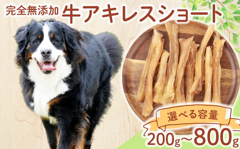 
            ドッグフード 牛アキレスショート 選べる容量 200g～800g 【 牛 ドックフード アキレス ショート ペット おやつ ペット用品 犬用 無添加 無着色 国内製造 安心 安全 自然食品 ケーティーコモディティ KT 新潟県 新発田市 KT063P 】
          