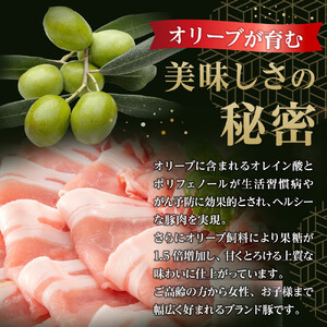 豚肉 オリーブ豚 ローススライス 600g（600g×1）【化粧箱入り】【配送不可：離島】