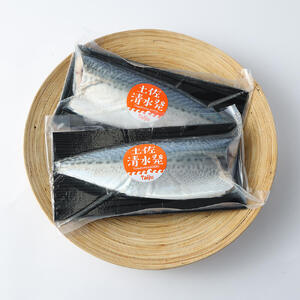 清水さばのしめ鯖2枚セット（即日〆ブランドゴマサバ中サイズ・1枚あたり約110g～130g）【R00125】