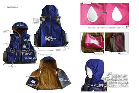 グッドデザイン賞受賞! 防災ベスト『ハコベスト』【ネイビー／Ｍ ・ Ｌ 】