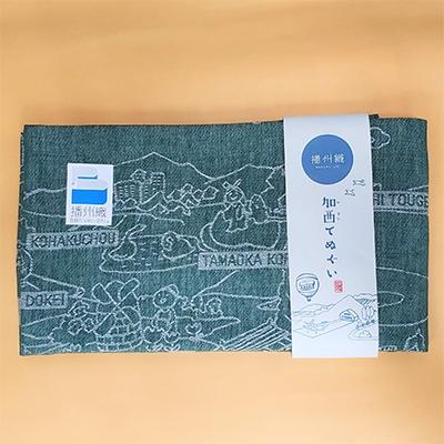 ふるさと納税 加西市 播州織 加西てぬぐい 2枚セット　ブルー&グリーン[No5698-7584] |  | 02