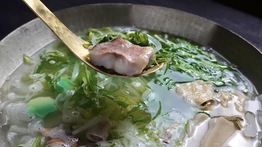 【京料理清和荘】特製 甘鯛の京野菜鍋セット（2人前）［ 京都 料亭 京料理 人気 おすすめ 老舗 グルメ ギフト プレゼント 贈答用 お取り寄せ ］