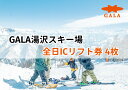 【ふるさと納税】GALA湯沢スキー場【ICリフト券】4枚 上越新幹線ゲレンデ直結 ガーラ湯沢 スキー&スノーボード 子連れでの旅行にも