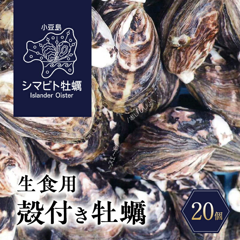 【ふるさと納税】【 小豆島 】小豆島産 シマビト牡蠣　生食用殻付き牡蠣　20個　2026年1月8日以降発送 牡蠣 カキ 生牡蠣 生食用 殻付き 　お届け：※2026年1月8日以降順次発送※注文が入り次第の水揚げ、殺菌後の発送となりますため、注文から2～5日での発送となります。