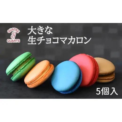 大きな生チョコマカロン 生マカロン 5個入 生チョコ 焼き菓子 マカロン