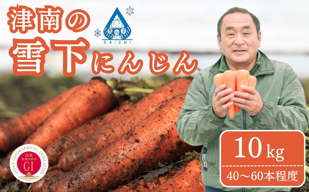 【にんじん 先行予約】津南の雪下にんじん 10kg | 津南町 有限会社大地