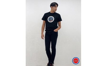マンホールTシャツ 黒 XLサイズ | Tシャツ 福島県