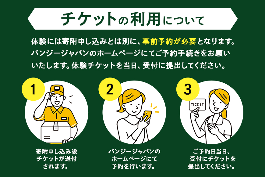 【高さ215ｍ】日本一のバンジージャンプ「岐阜バンジー」3,000円割引券
