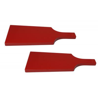 ふるさと納税 海南市 羽子板プレート2枚組/赤