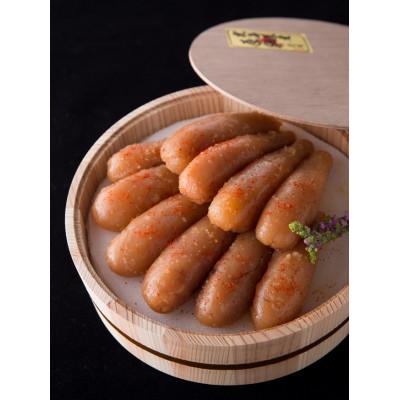 ふるさと納税 太宰府市 「食品添加物不使用」極み明太子　檜樽入(600g)(太宰府市)