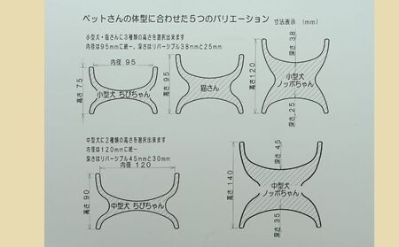 小型犬ちびさんの食器