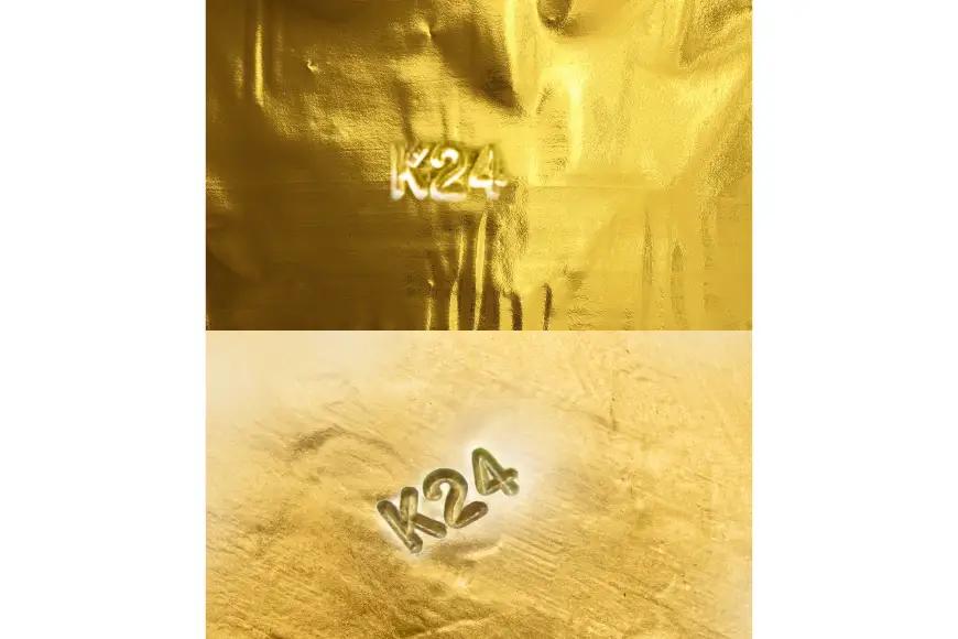 AK020 K24 純金 鯉 3g 置物 鯉の泳ぐまち 島原記念オブジェ 