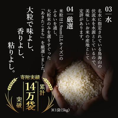 ふるさと納税 にかほ市 定期便4回 秋田県産 あきたこまち 5kg  計20kg 令和7年産[No.5685-2048] |  | 03