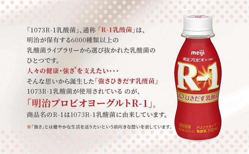 【定期便3ヶ月】明治 R1 プロビオヨーグルト ドリンクタイプ 12本入り