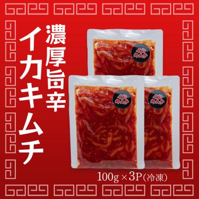 ふるさと納税 大月町 濃厚旨辛 イカキムチ 100g×3パック 海鮮キムチ ご飯のお供 おつまみ 冷凍キムチ  旨辛 珍味 |  | 03